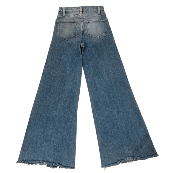 Frame Le Palazzo Pants Raw Hem 23 - Picture 2 of 8